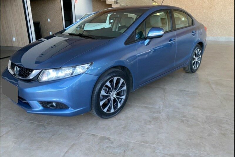 CIVIC 2.0 LXR 16V FLEX 4P AUTOMÁTICO ANO 2016 COR AZUL