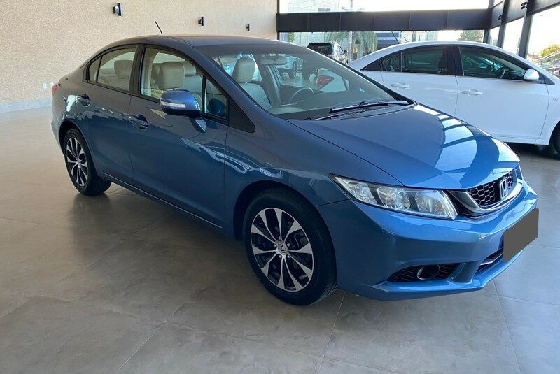 CIVIC 2.0 LXR 16V FLEX 4P AUTOMÁTICO ANO 2016 COR AZUL